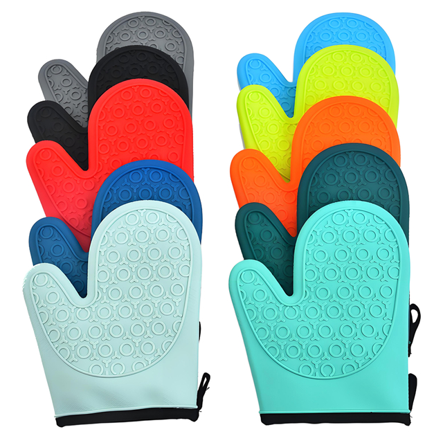 Versatile Single Silicone Oven Mitt