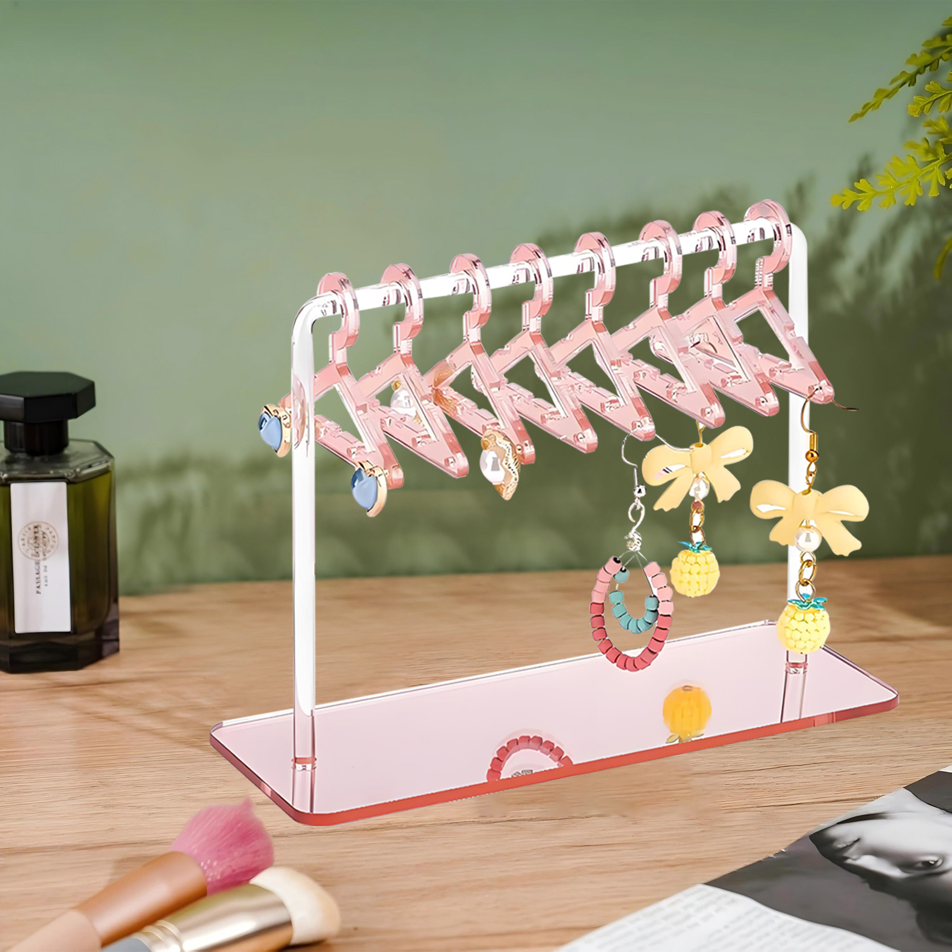 Earring Rack with Mini Coat Hangers