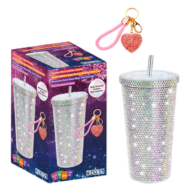 Bling Diamond Tumbler With Keychain