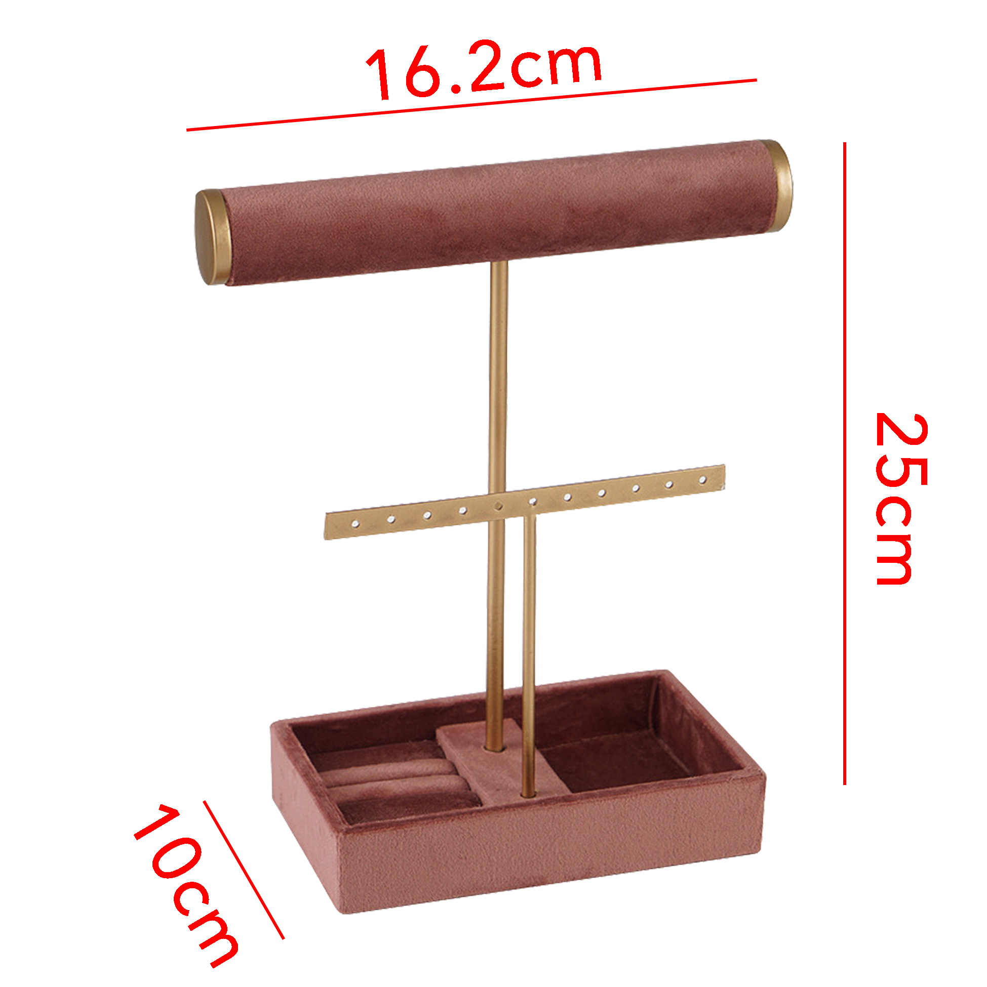 Bracelets & Jewelry Display Rack With Lint Tray
