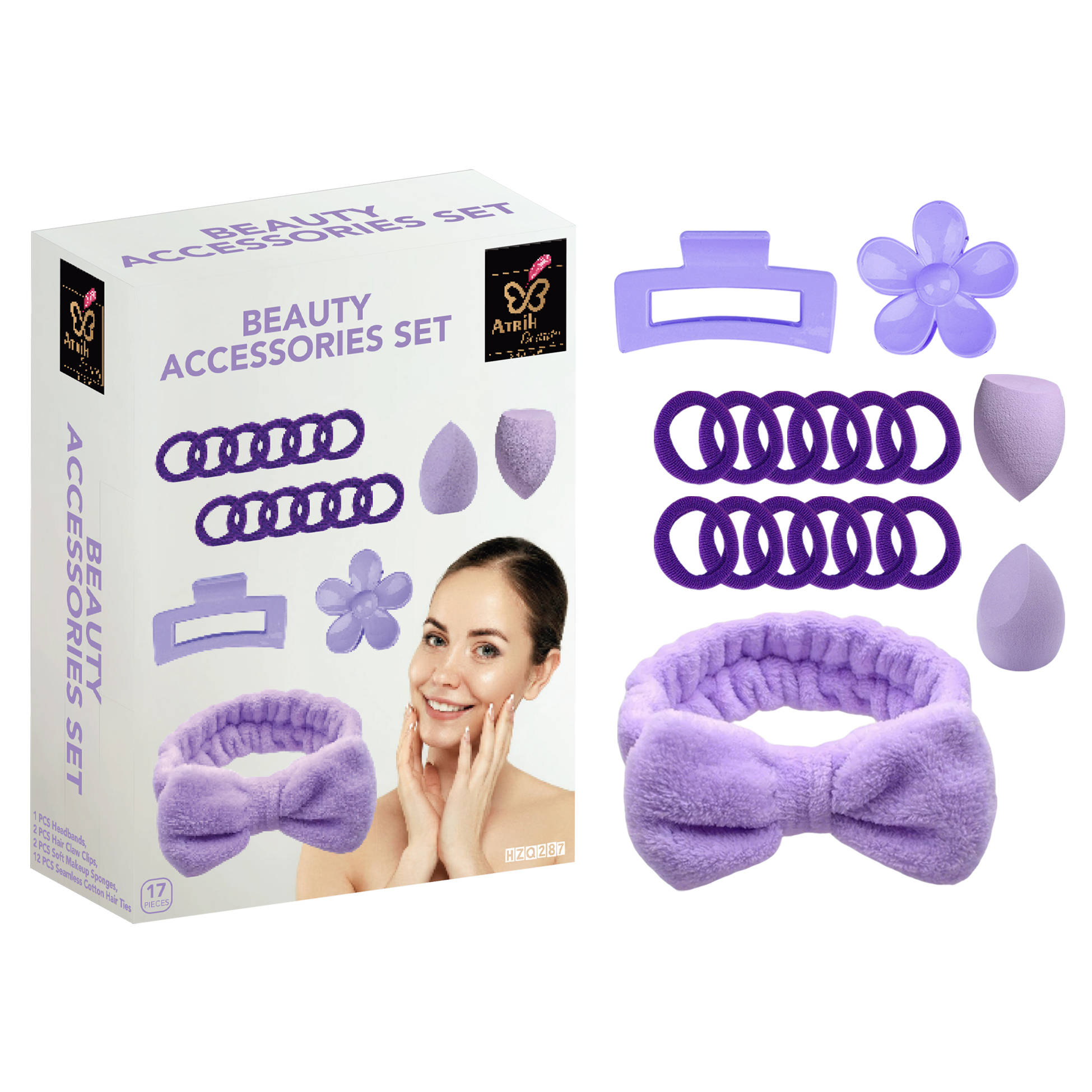 Beauty Accessories Set of 17