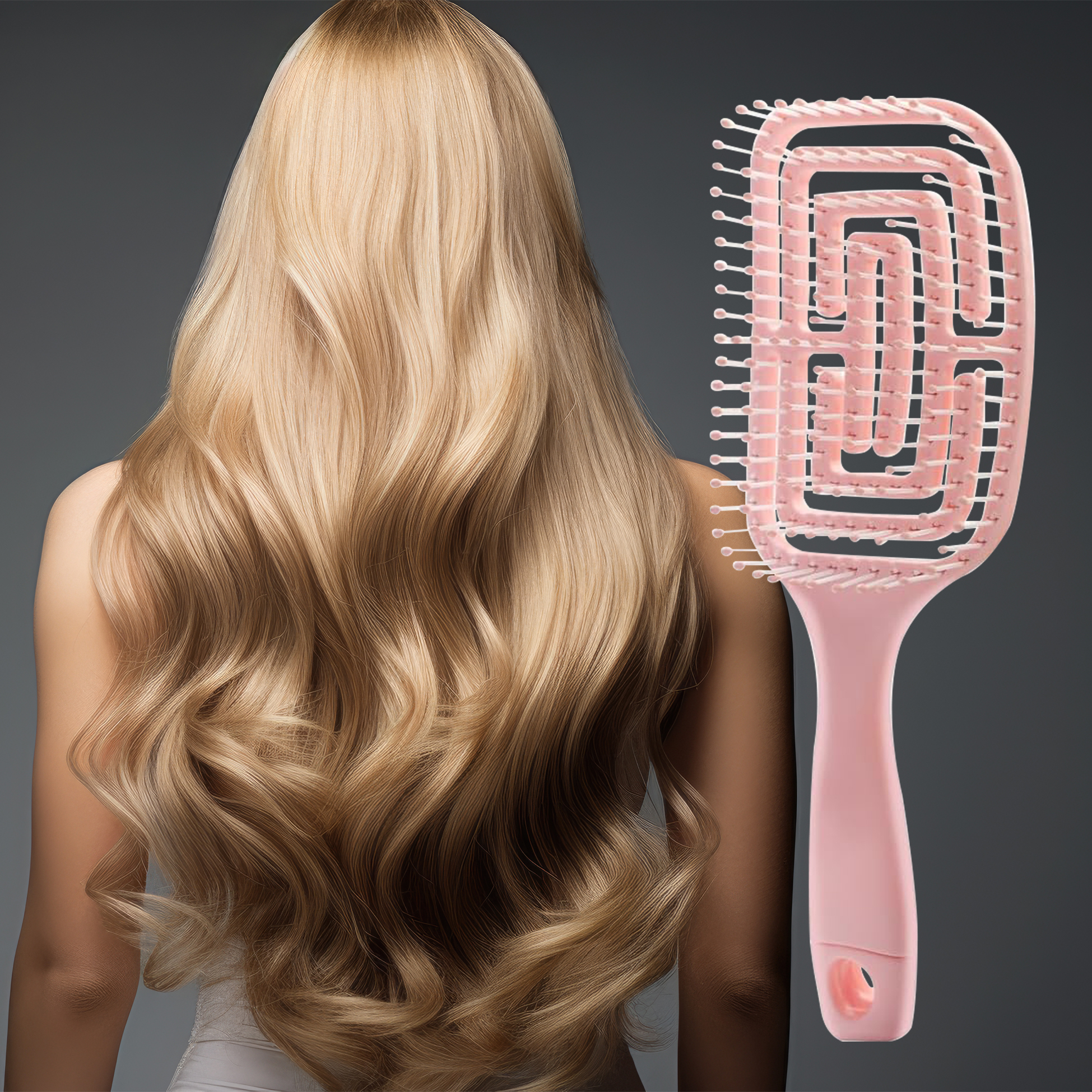 DRY & WET VENTED DETANGLING HAIR BRUSH