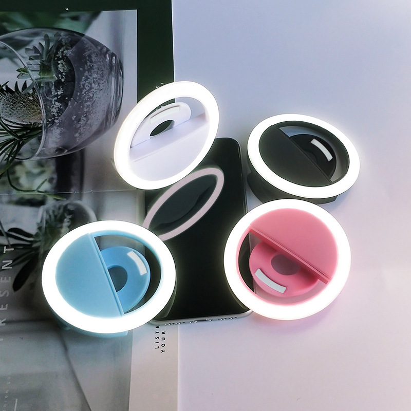 Portable Clip-on Phone Selfie Ring Light