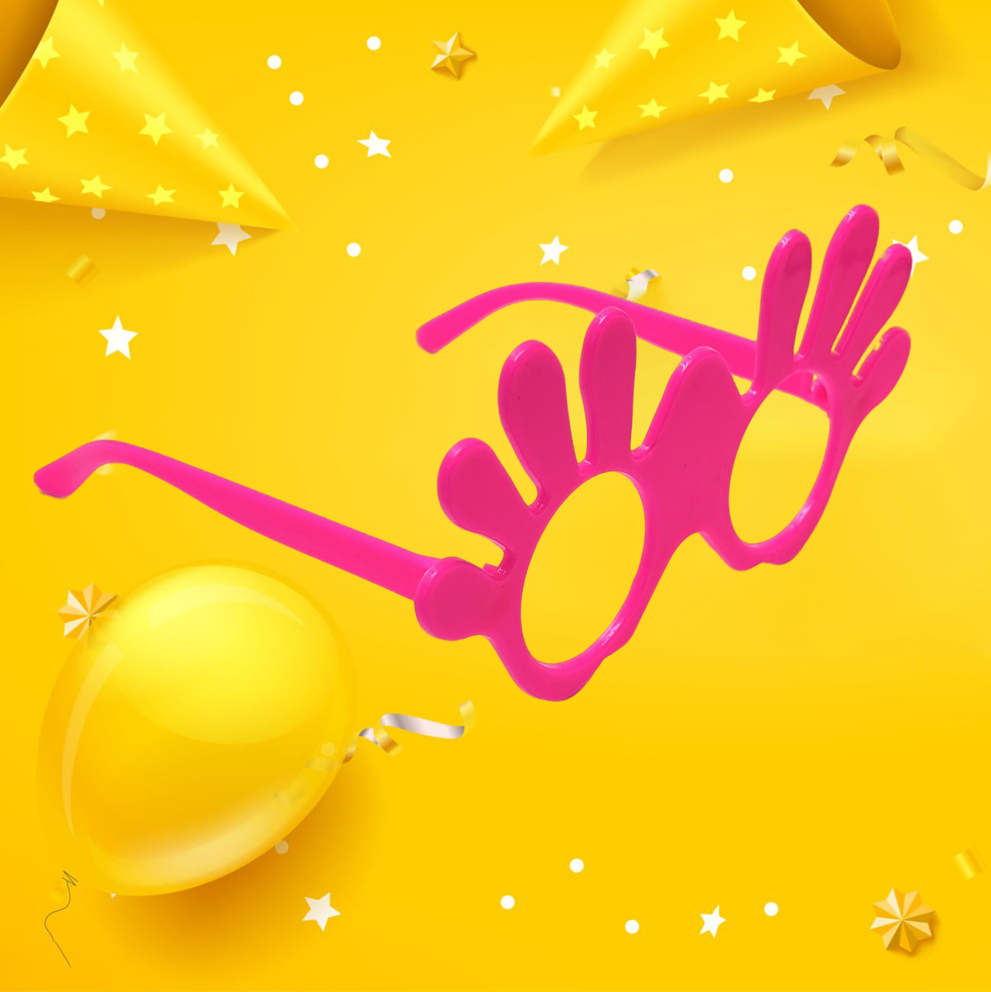 Hand-Shaped Party Glasses Set