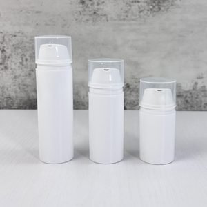 White Airless Lotion Pump Bottles