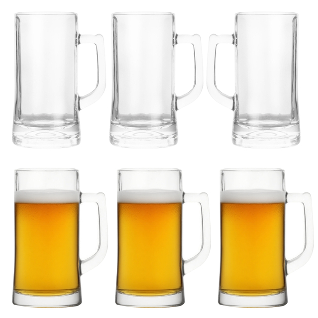6-Piece Tall Beer Mug Set