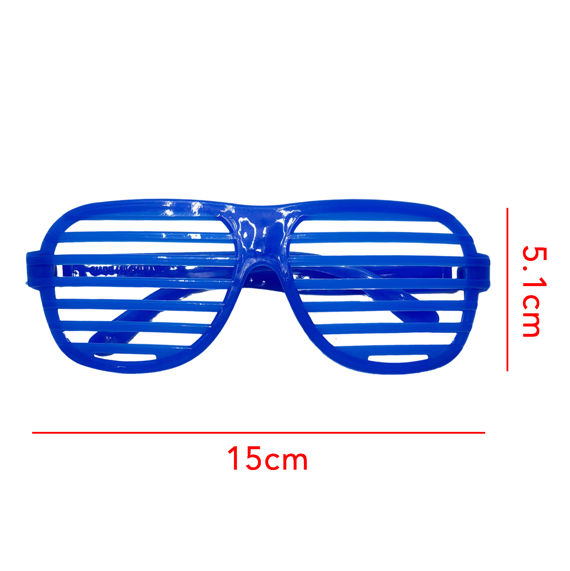 Colorful Slotted Aviator Party Glasses Set
