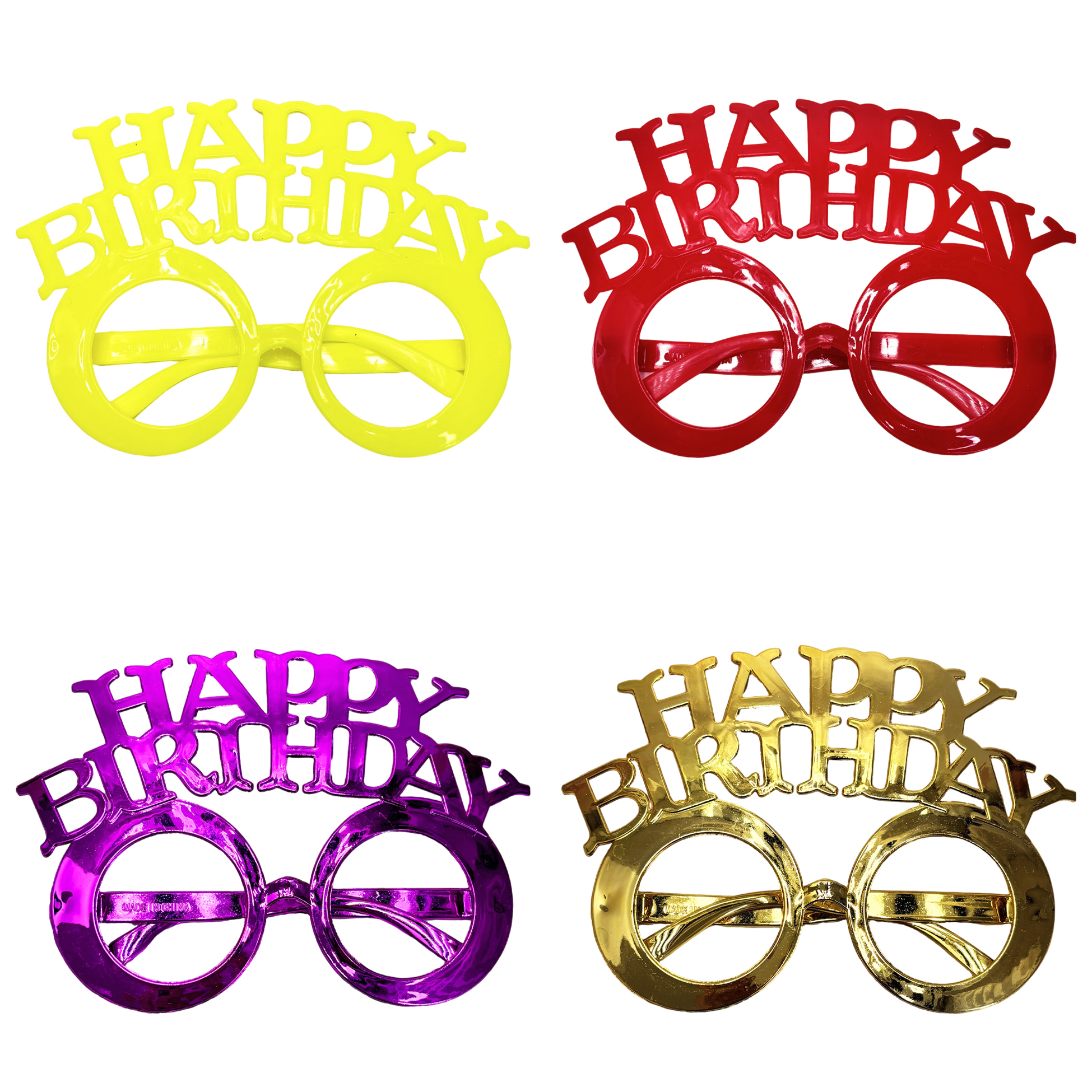 "Happy Birthday" Party Glasses Set
