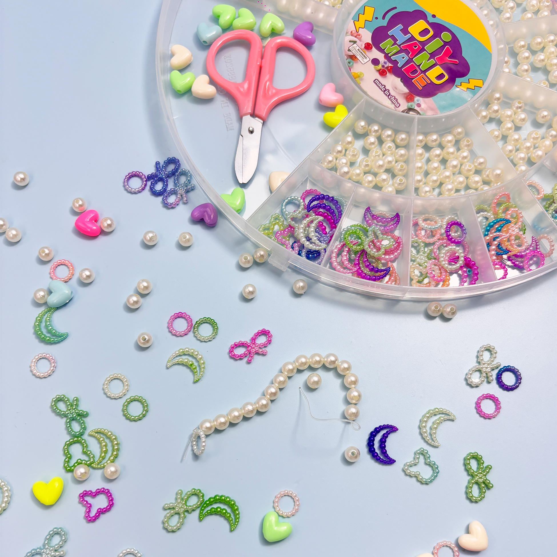 Round DIY Bracelet & Necklace Making Kit