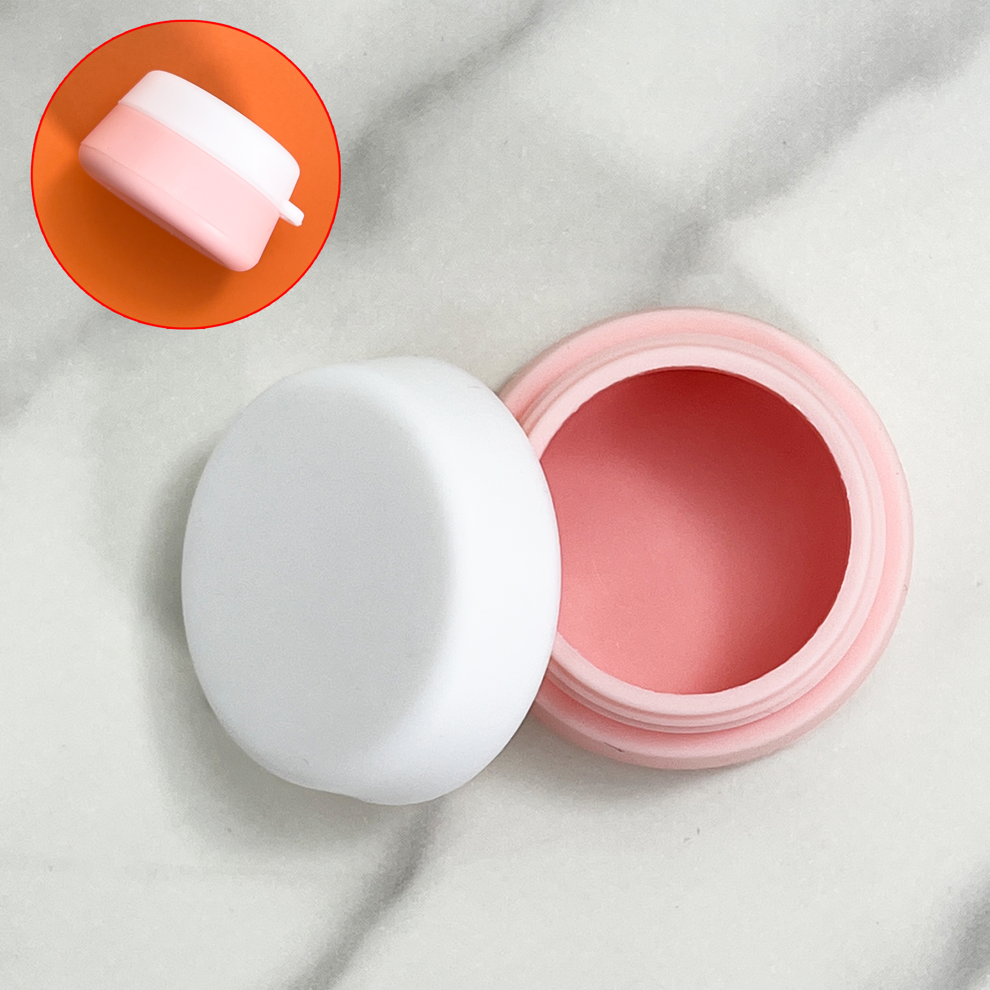Mini Silicone Face Cream Jar