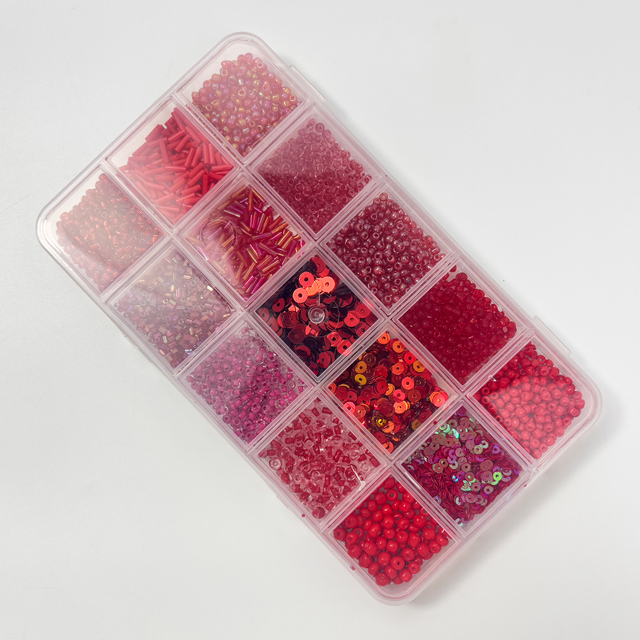 Red-themed DIY Jewelry Making Kit