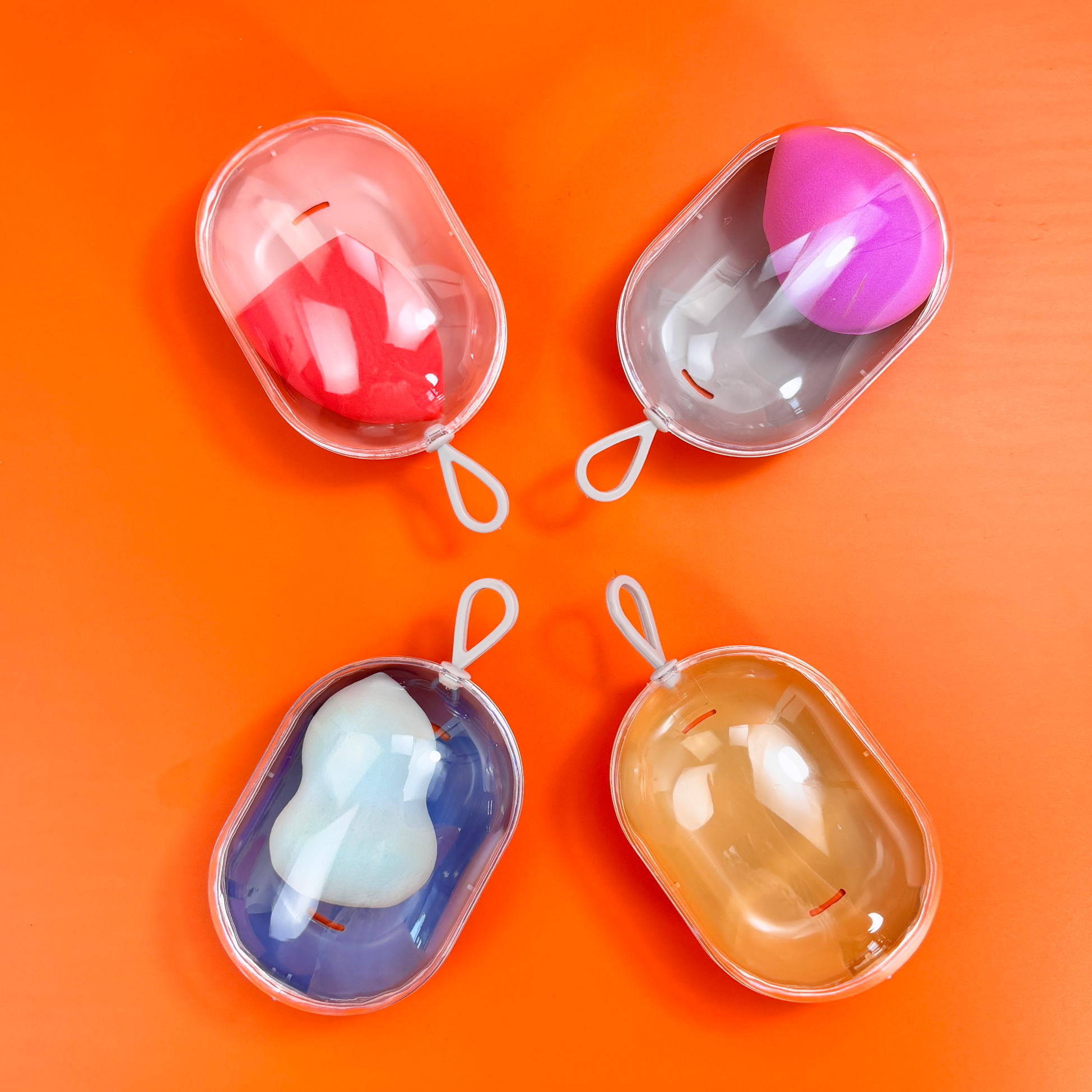 Transparent Makeup Sponge Case