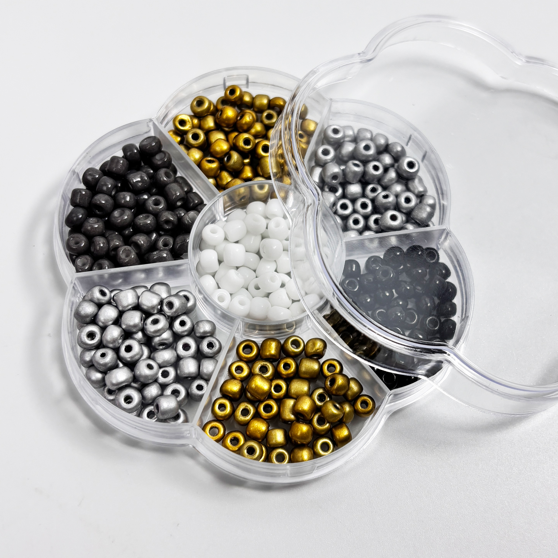 DIY Jewelry Making Kit with Metallic Beads