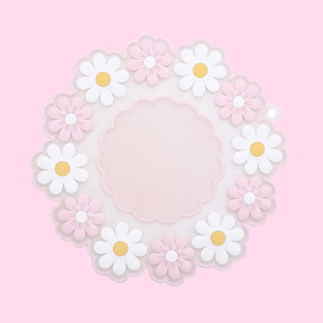 Set of 3 Cute Coasters for Drinks Non-Slip PVC Silicone Coasters for Tabletop Protection