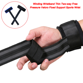 Winding Wristband Thin Two-way Free Pressure Velcro Fixed Support Sports Wrist