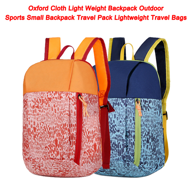 Oxford Cloth Light Weight Backpack Outdoor Sports Small Backpack Travel Pack Lightweight Travel Bags