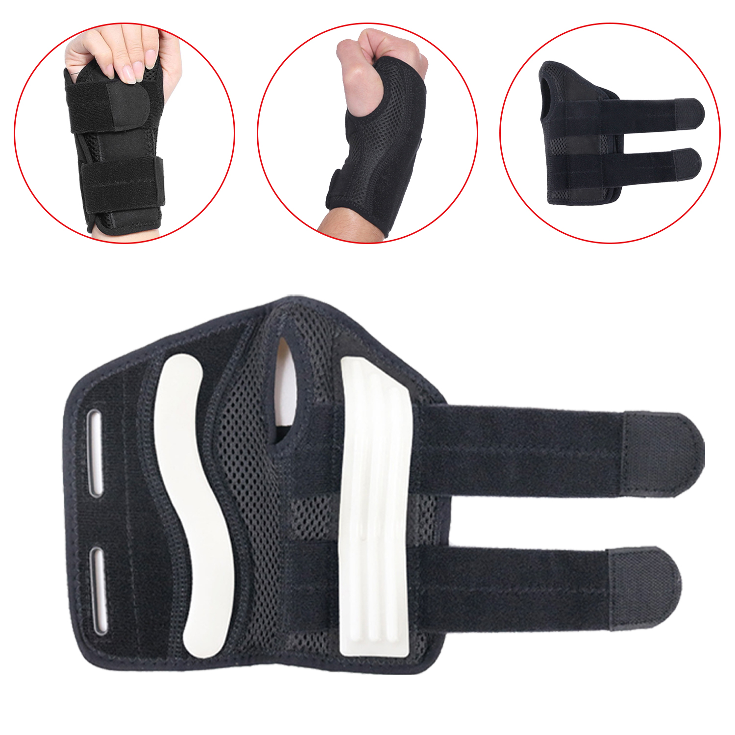 Fitness Wrist Brace Protective Adjustable Sports Wrist Brace Wrist Support For Carpal Hand Wrist Brace