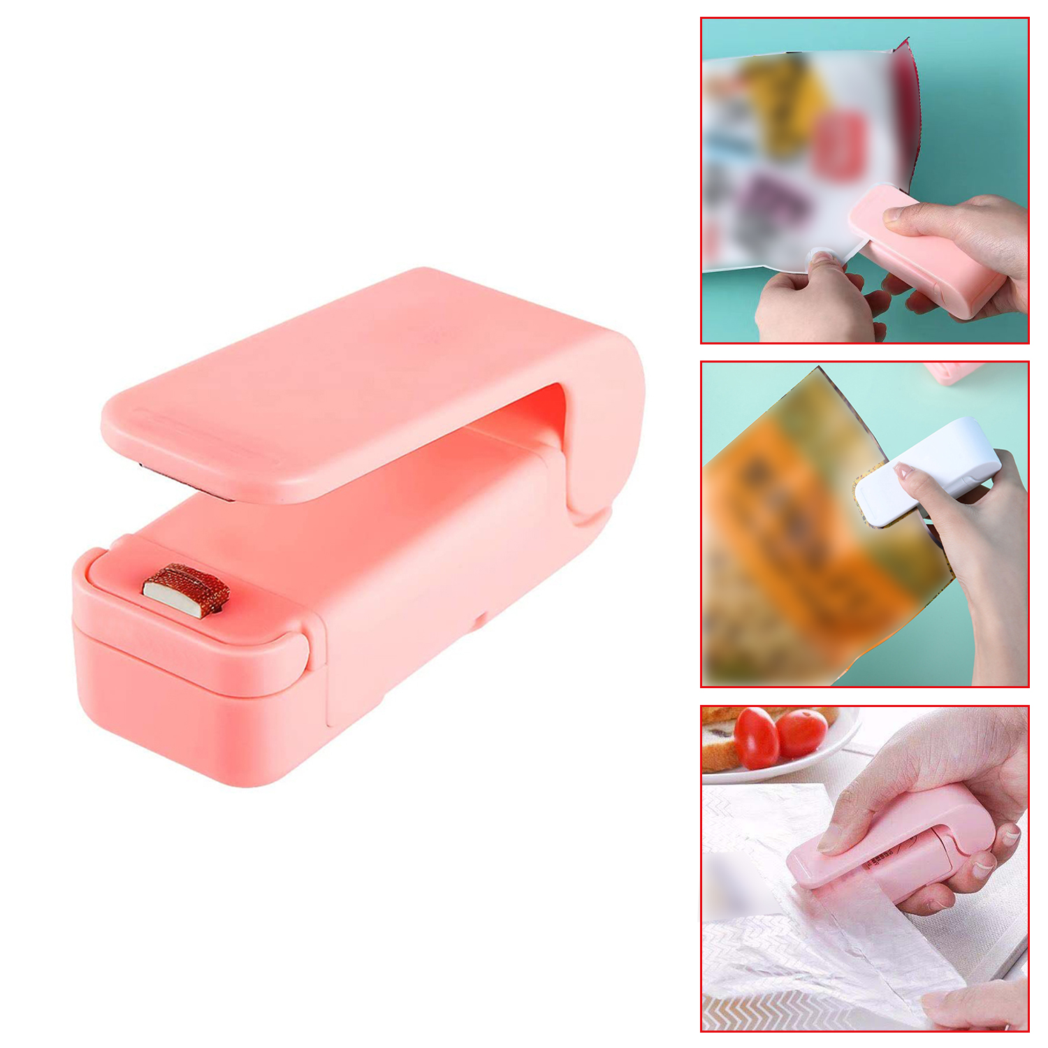 Heat Sealing Machine Mini Bag Sealer Travel Bag Sealer Mini Portable Bag Sealer