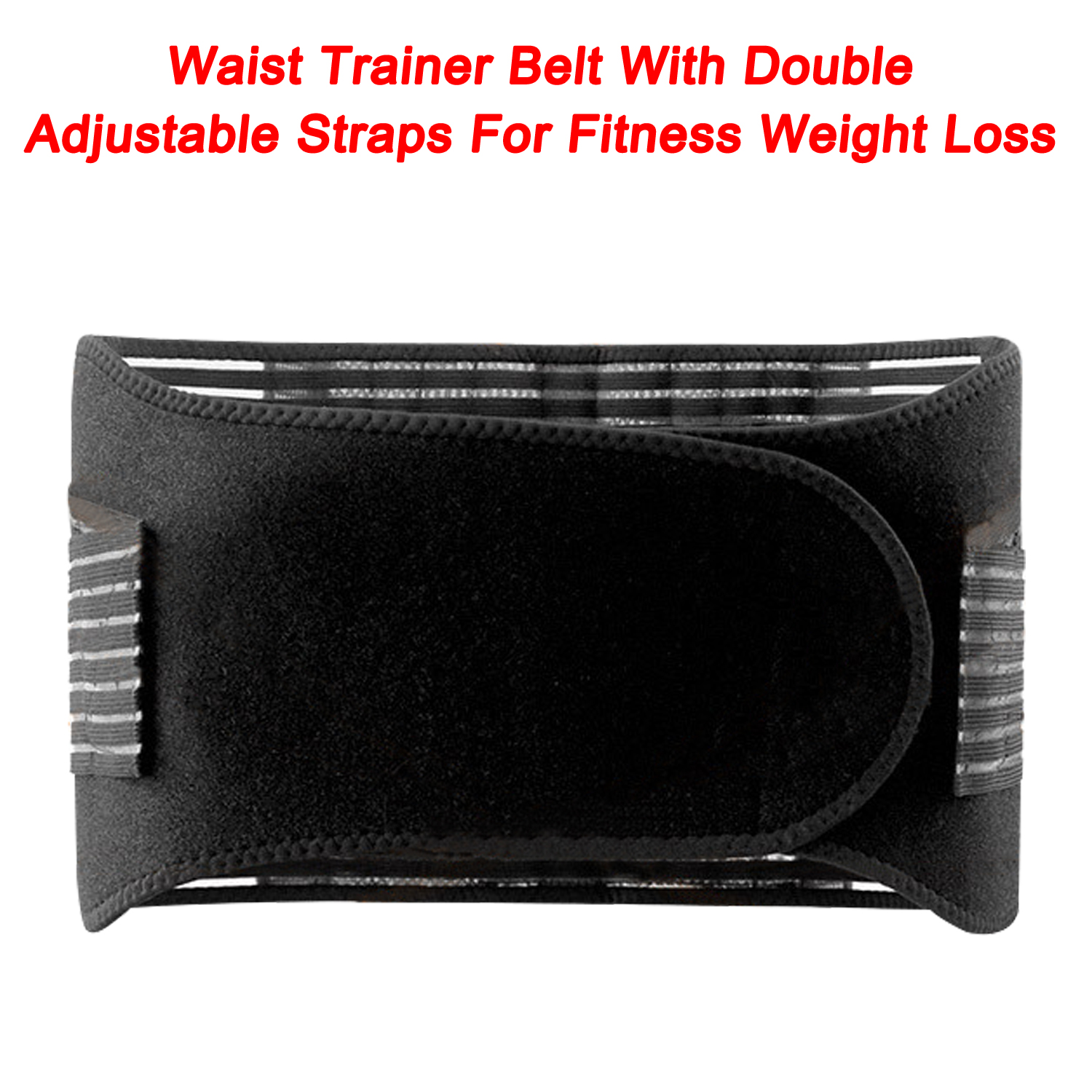 Waist Trainer Belt With Double Adjustable Straps For Fitness Weight Loss