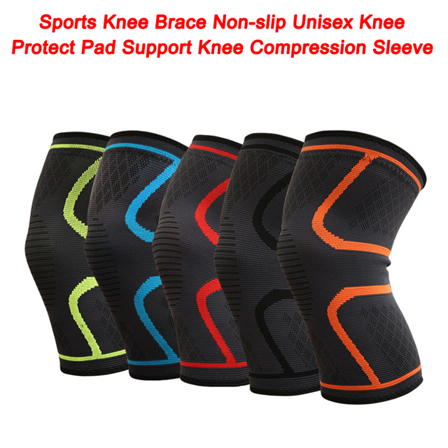 Fitness Knee Pad Protective Wholesale Sports Knee Brace Non-slip Unisex Knee Protect Pad Support Knee Compression Sleeve