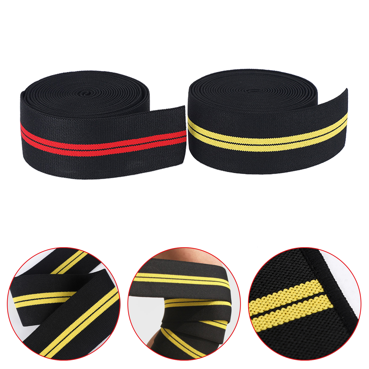 200*8CM Sport Fitness Workout Gym Straps Leg Protection Silicone Bandage Antiskid Squat Weight Lifting Fitness