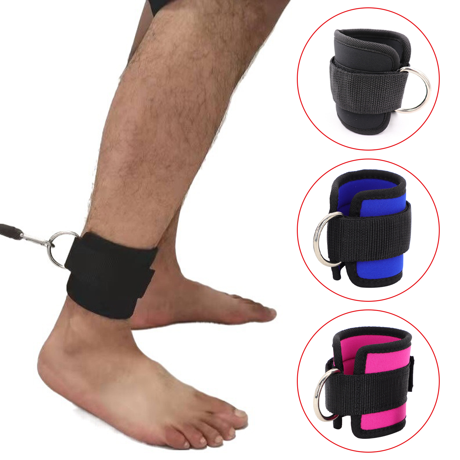 Ankle Straps Taekwondo Foot Strength Training Sports Protective Gear Weight-bearing Booster with Foot Ring Foot Buckle
