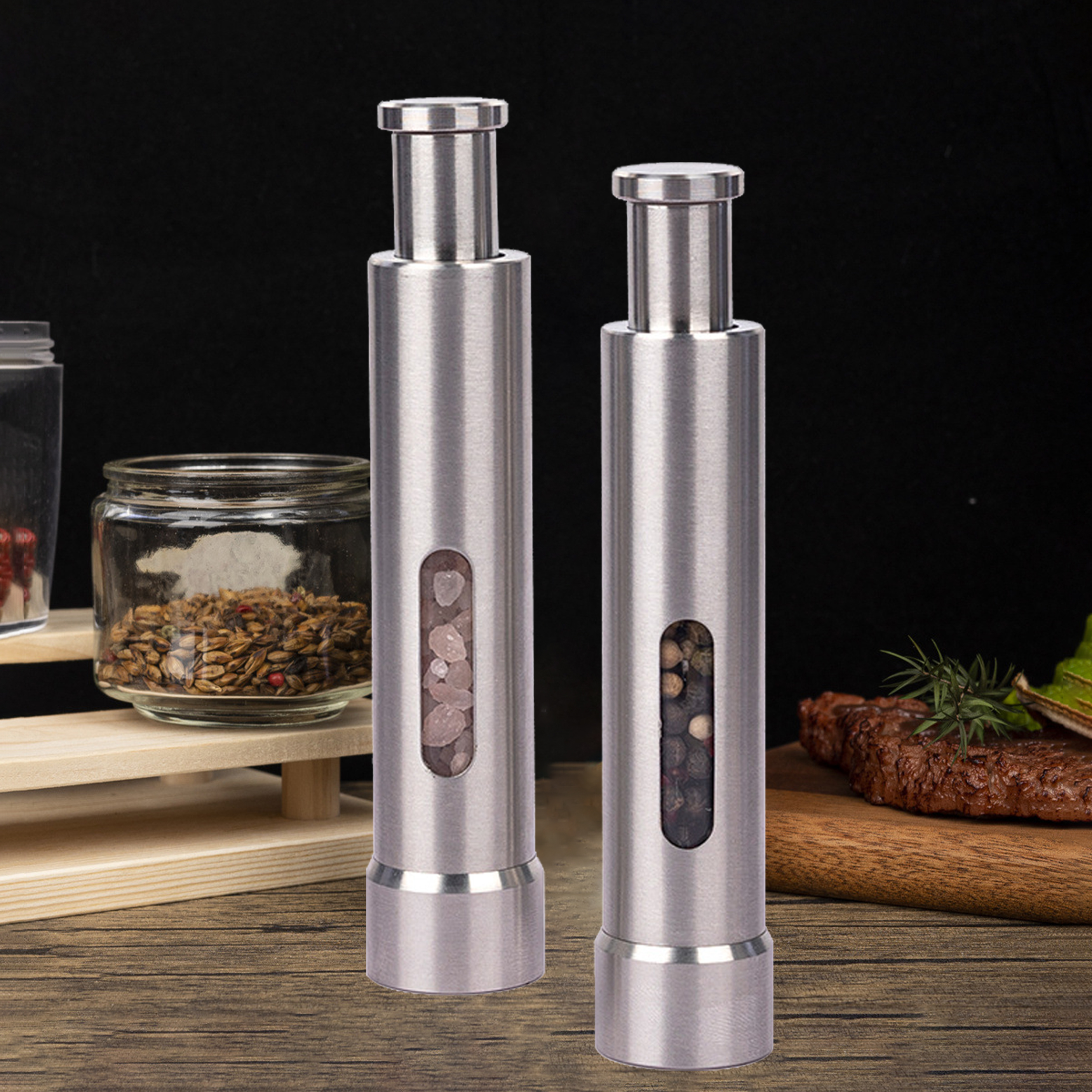 Stainless Steel Pepper Grinder