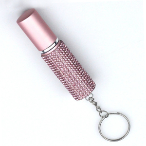 Luxury Diamond-Embellished Mini Perfume Bottle