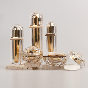 Luxury Gold-Plated Skincare Cream Jar