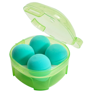 4 Makeup Sponges with 1 Storage Box