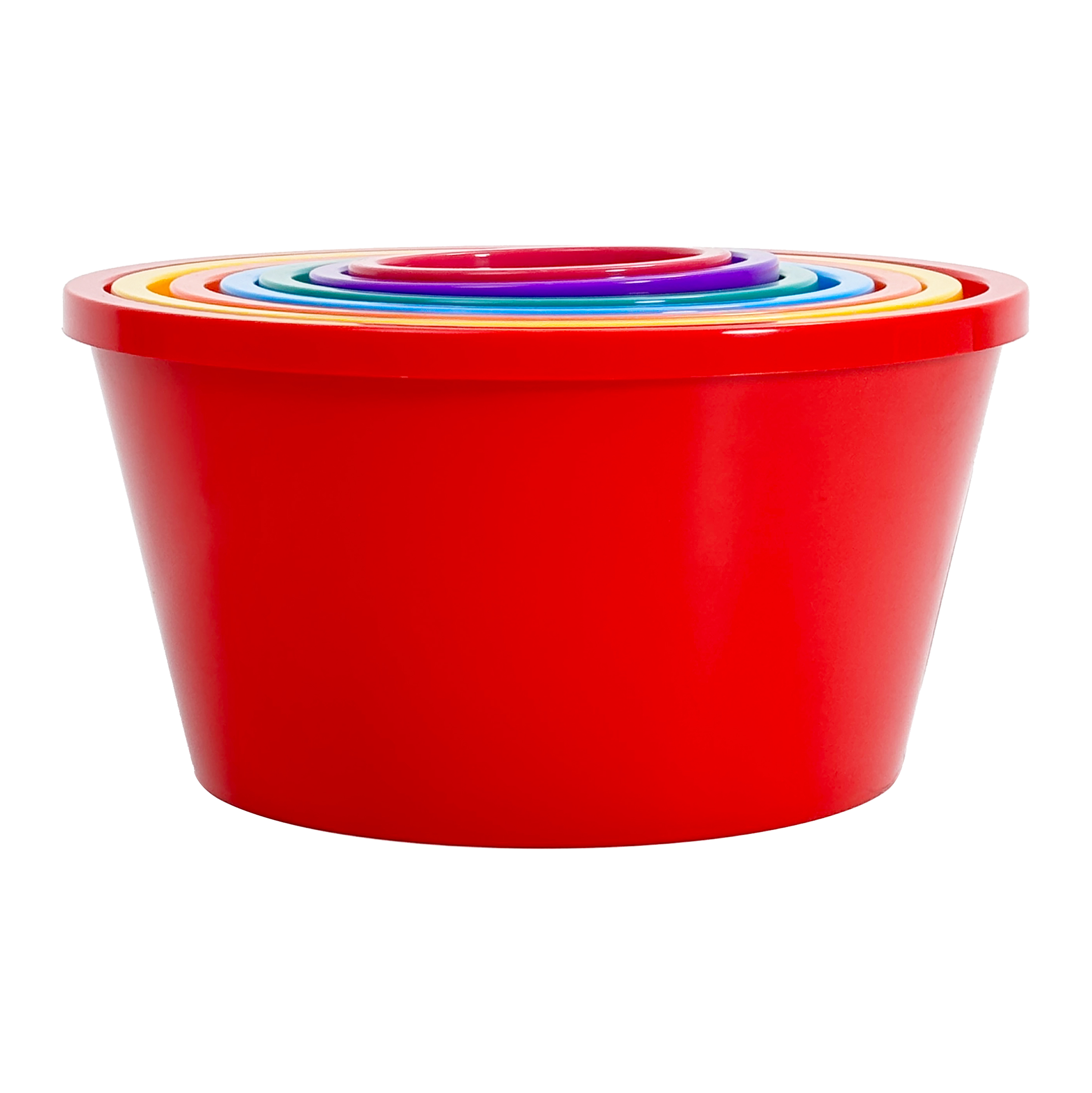 7-pcs Multi-color Mixing Salad Bowl Set