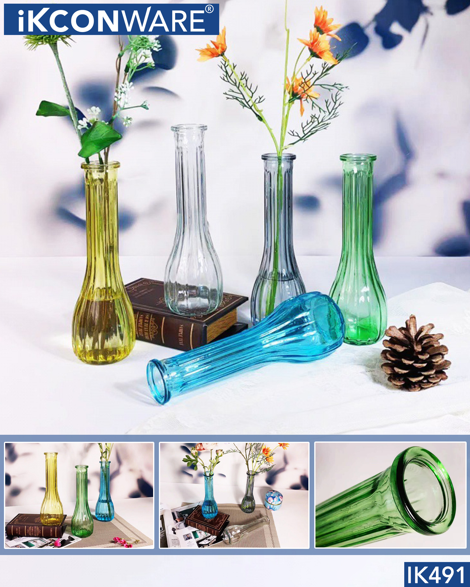 Glass Flower Vase