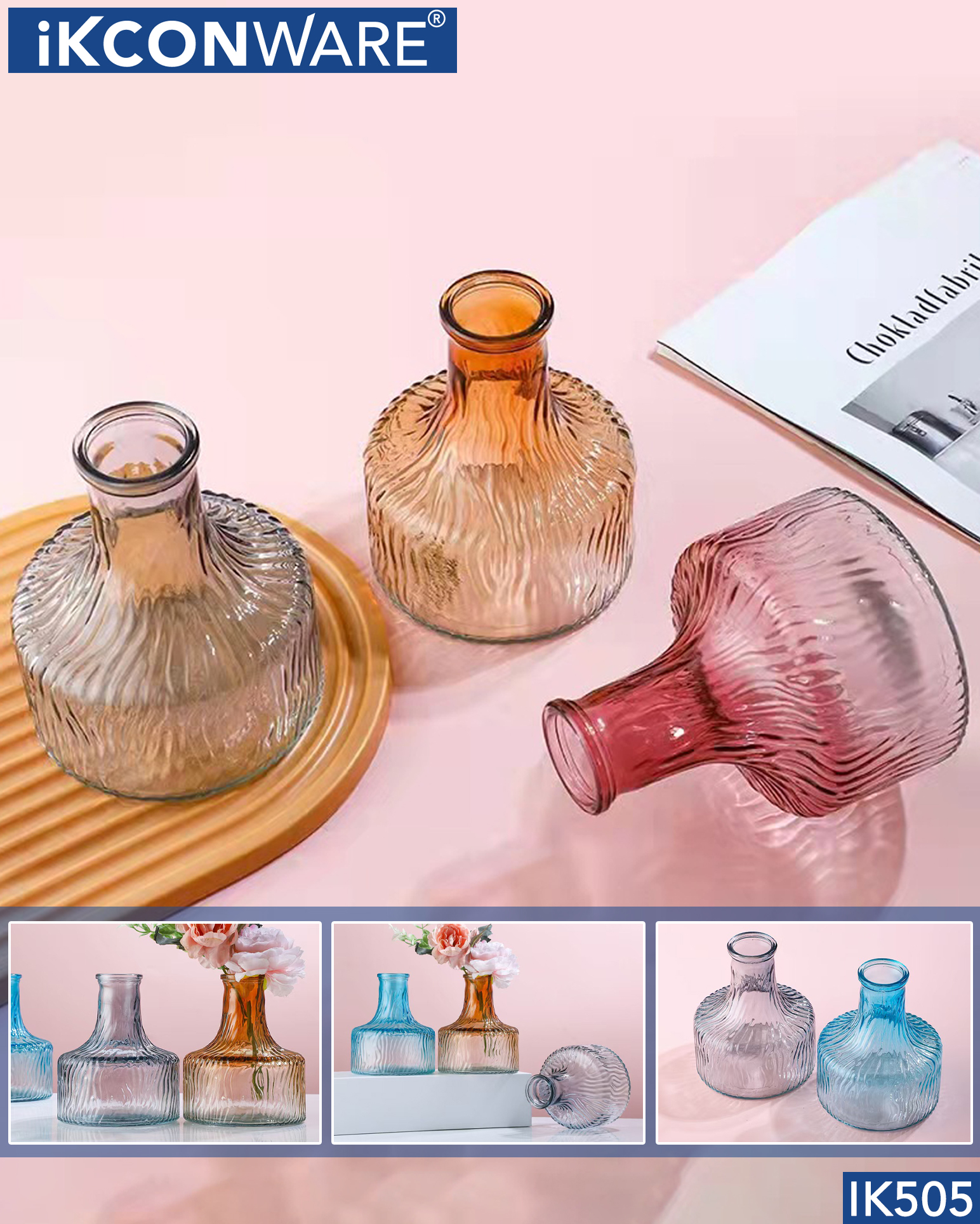 Glass Flower Vase