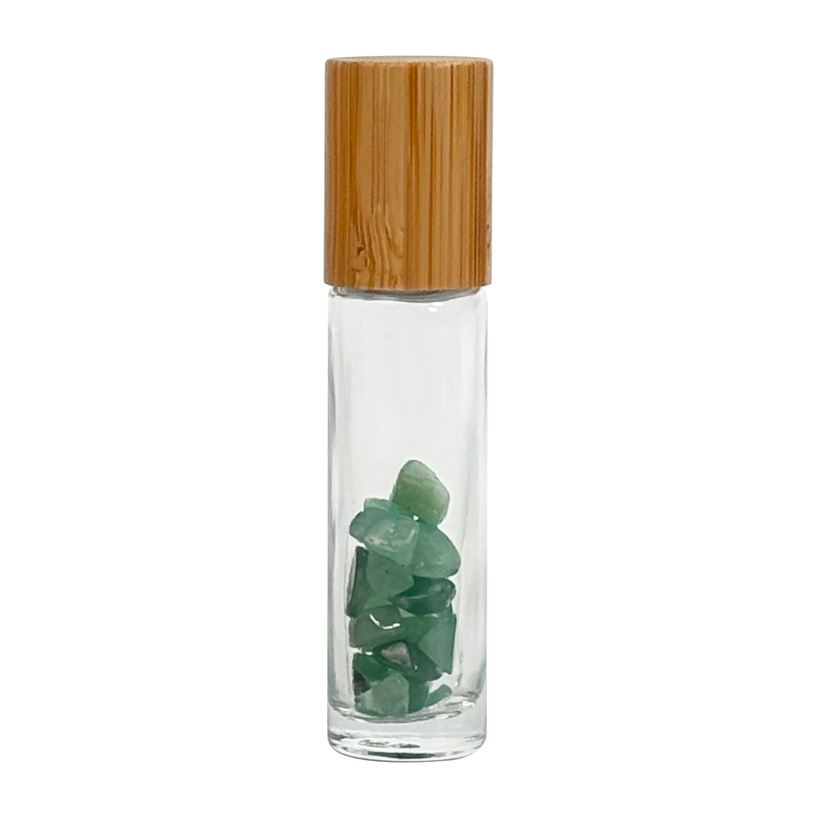 5ml Glass Roll-On Bottle with Bamboo Cap