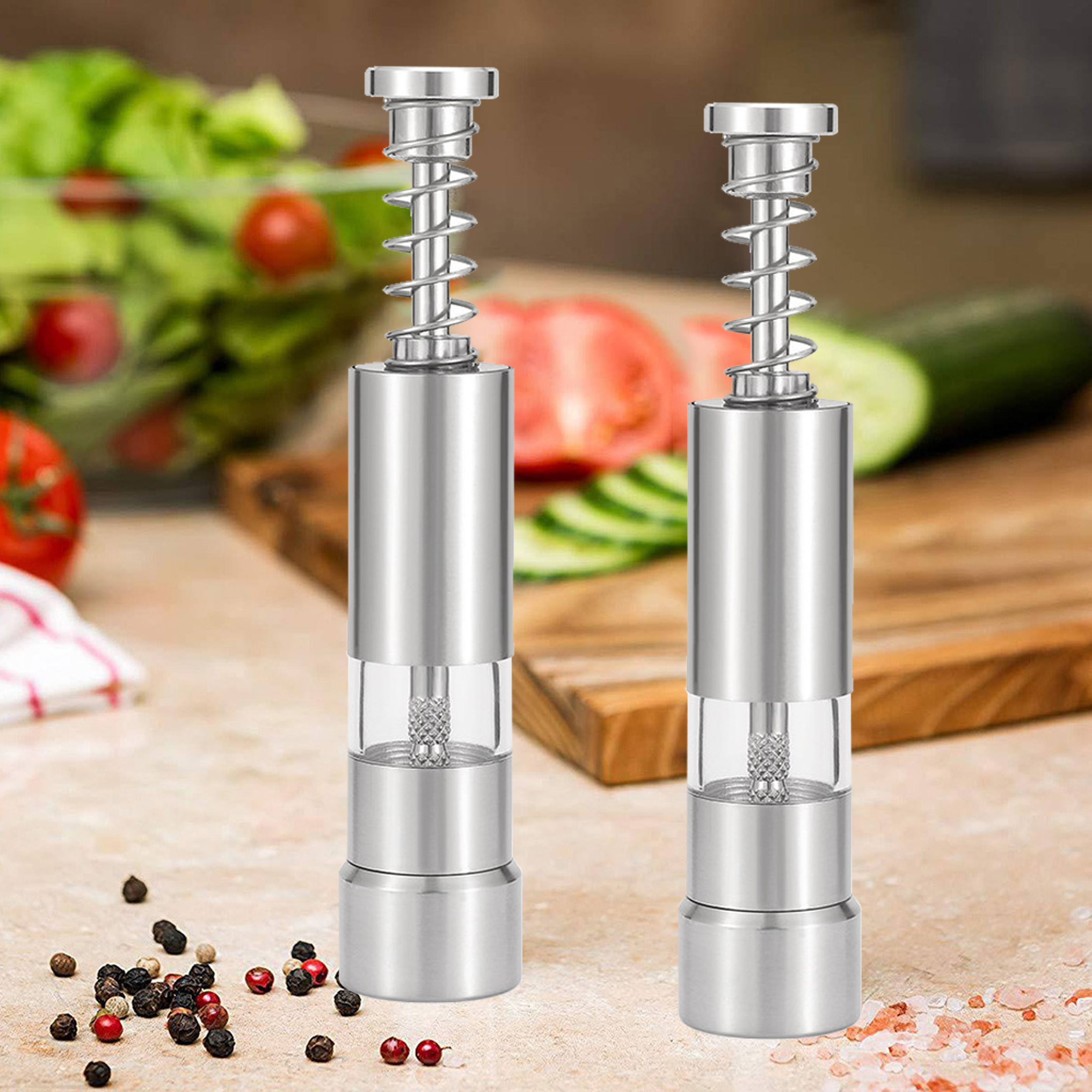 Handheld Manual Pepper Grinder