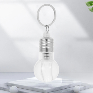 Light Bulb Shaped Keychain Light