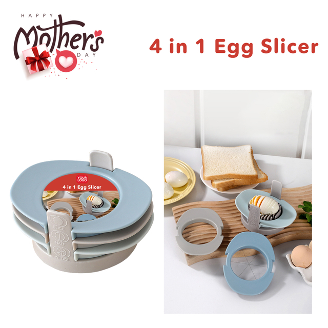 Mother's Day 4-in-1 Egg Slicer Multi-function Boiled Egg Cutter