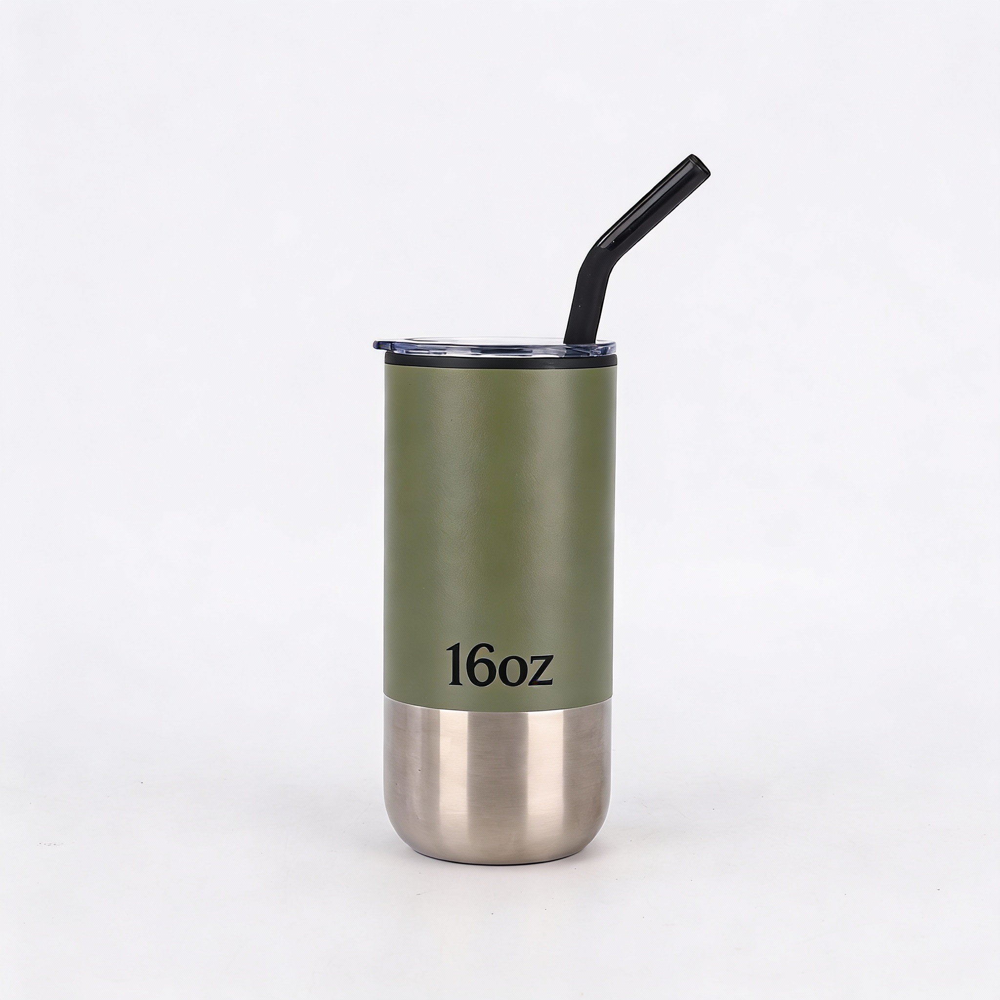 16oz Stainless Steel Tumbler Double-walled Insulated Cup