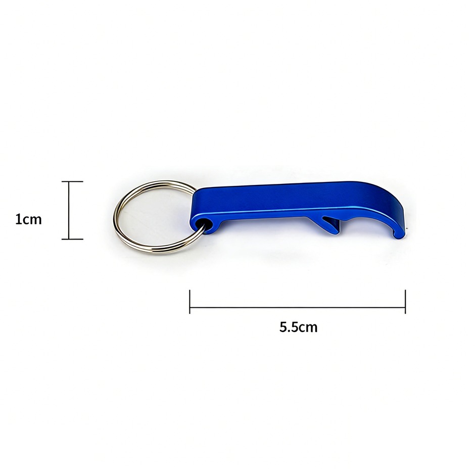 Mini Aluminum Bottle Opener Keychain