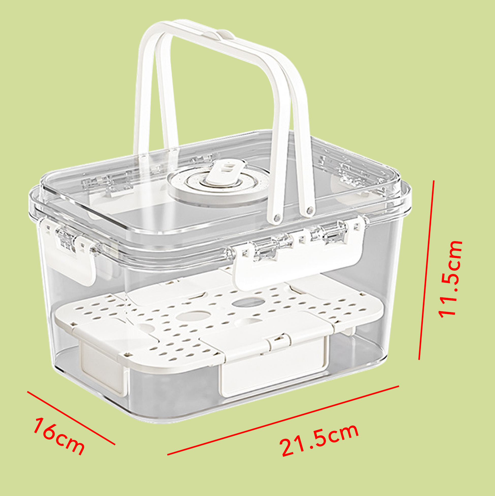 Portable Fruit Lunch Box for Camping & Picnics