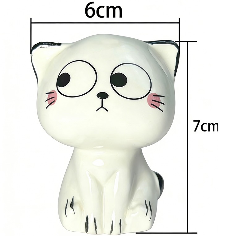 Cute Cat Ceramic Succulent Planter Pots