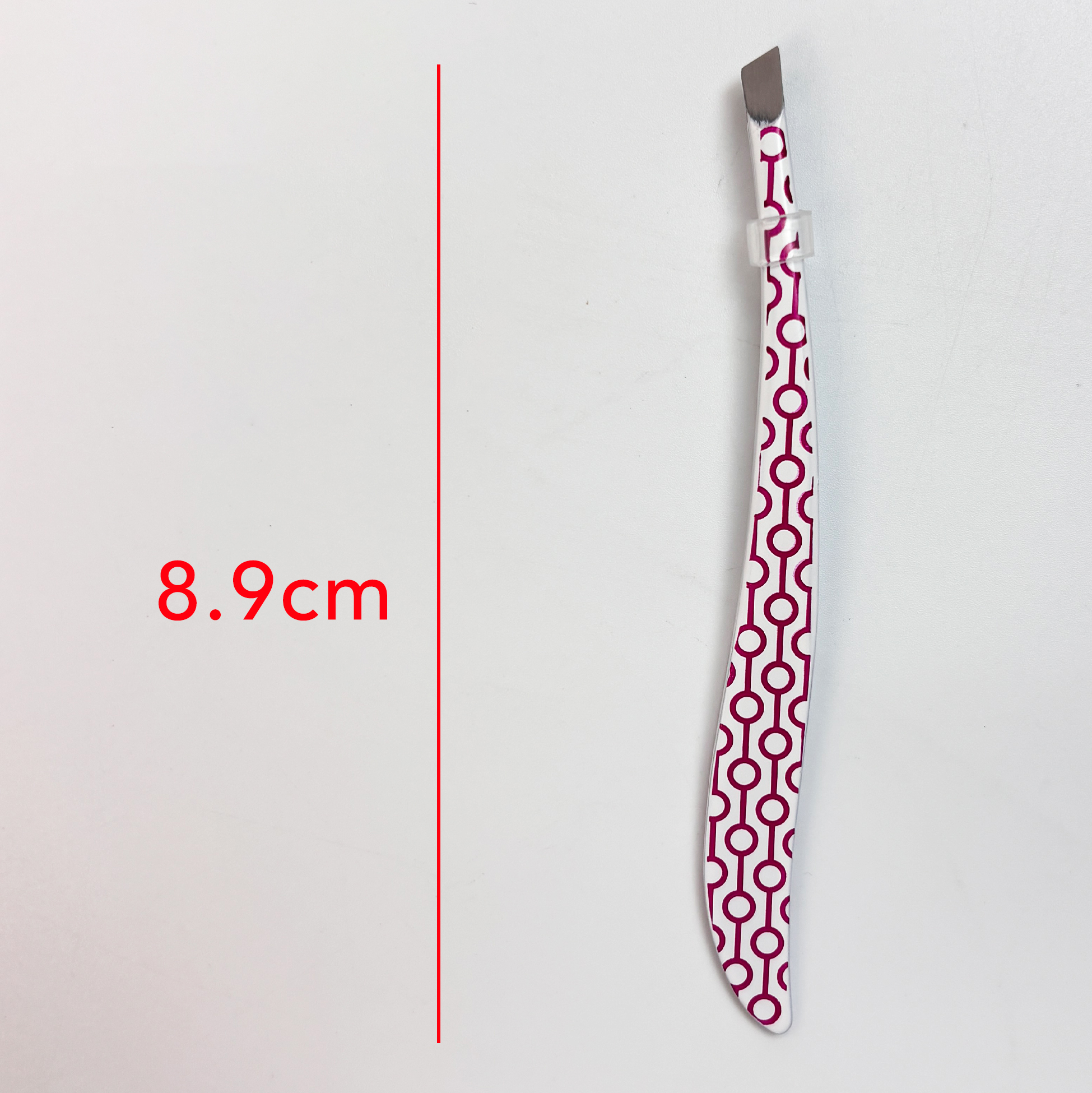 Geometric Pattern Slant Tweezer