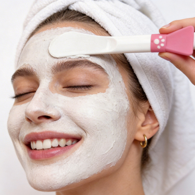 Dual-Ended Silicone Face Mask Brush