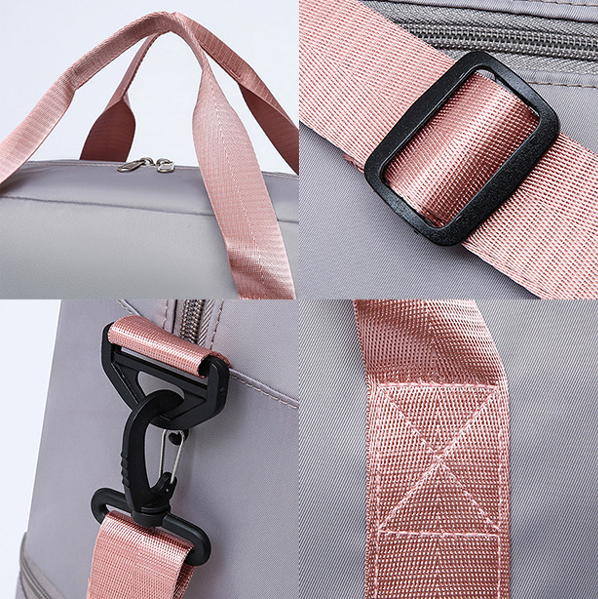 Expandable Travel Duffle Bag, Waterproof Weekender Overnight Bag