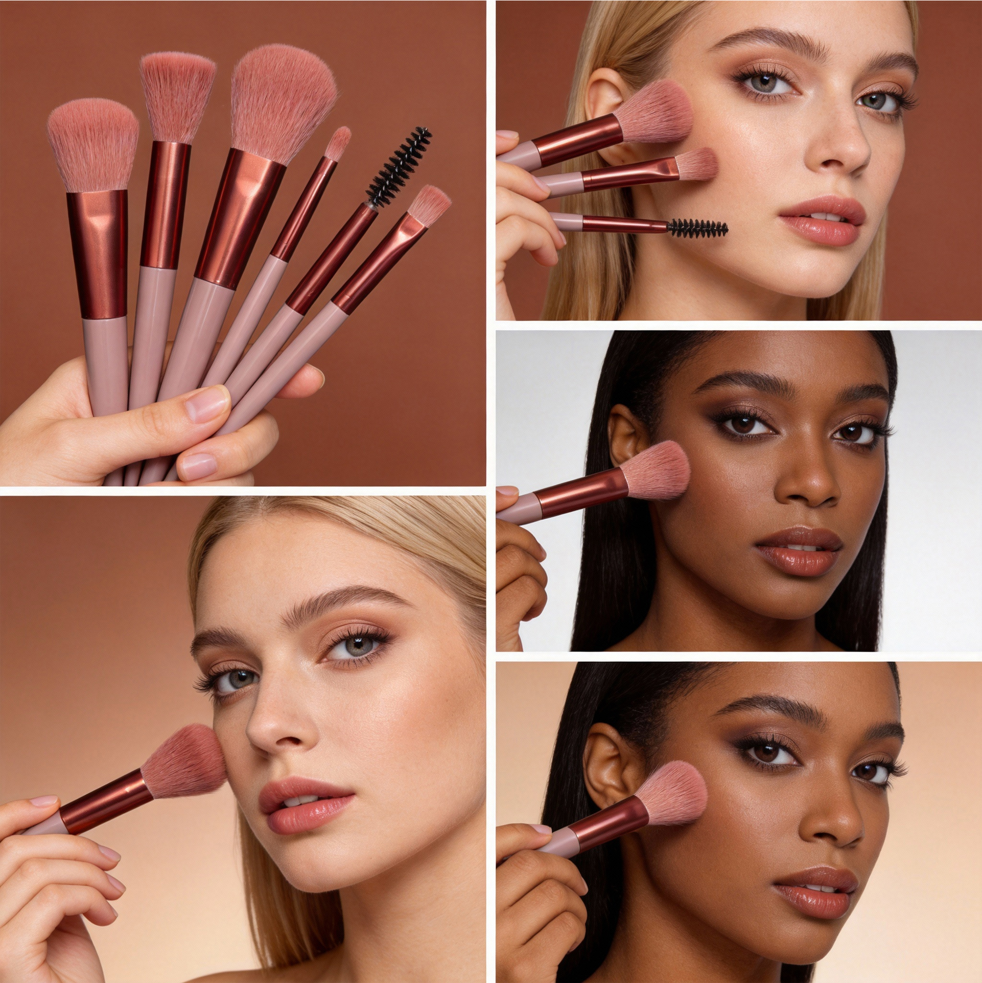 Set of 13 Makeup Brushes