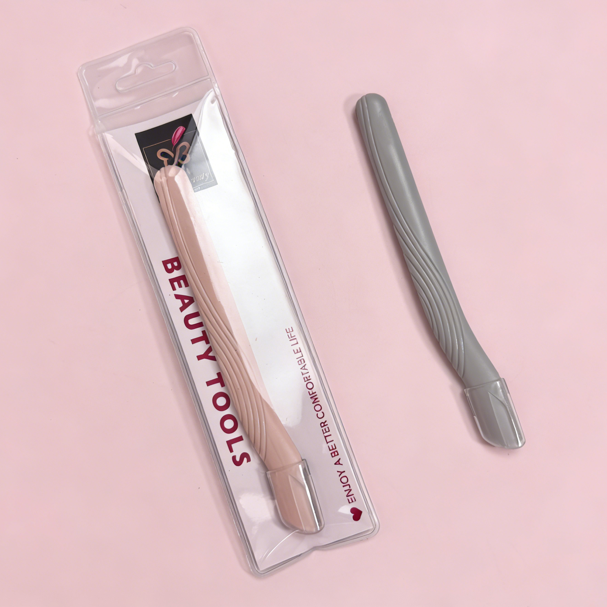 Textured Grip Eyebrow Razor for Women