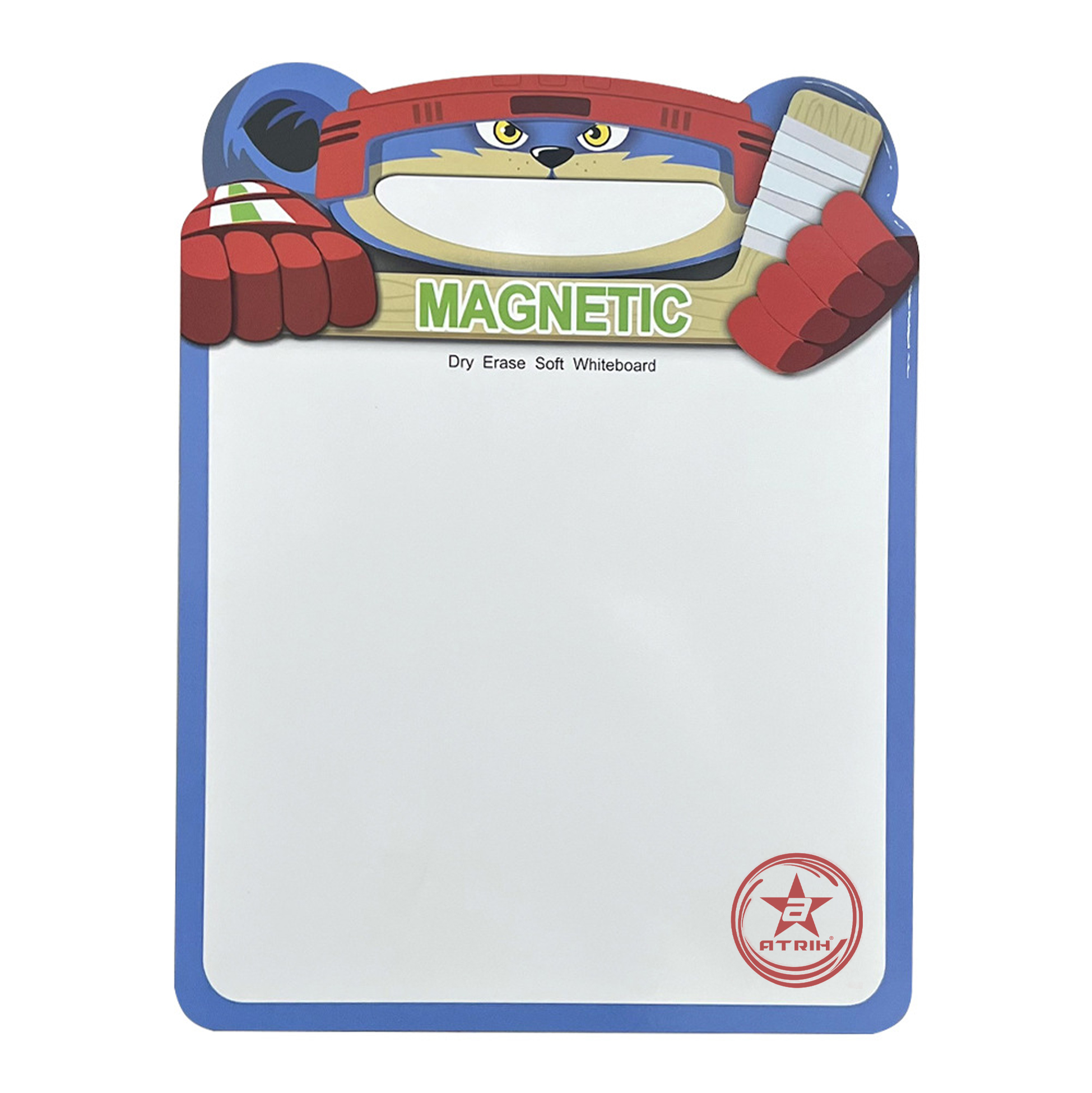 Hockey Mascot Magnetic Dry Erase Whiteboard