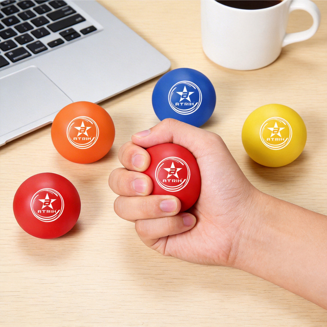 ATRIH Stress Balls 4cm Soft Foam Squeeze Balls