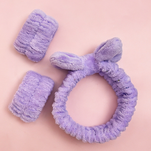 Purple Bow Skincare Set