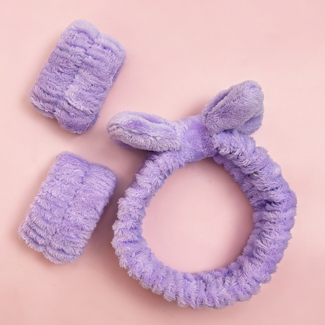 Purple Bow Skincare Set